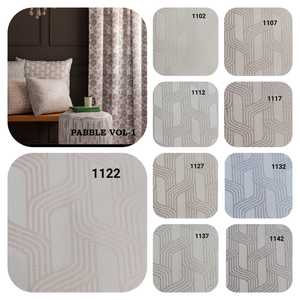 Tissu de satin de grande largeur tissé jacquard de créateur pour une décoration intérieure et un design d'intérieur élégants comme matériau de rideau intérieur - Product Image 6