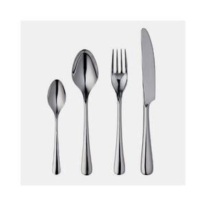 Grueso redondo martillado en relieve diseño mango cubiertos de acero inoxidable plateado clásico restaurante Hotel cubiertos - Product Image 4