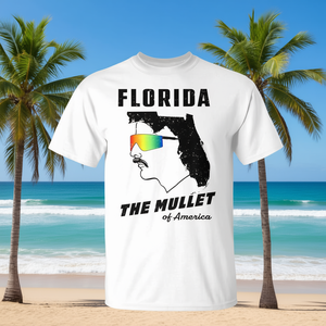 เสื้อยืดลายฟลอริดามัลเล็ต ซันกลาส แฮร์ ที-เชิร์ต เสื้อยืดโปรโมชั่นยอดนิยมของอเมริกา - Product Image 3