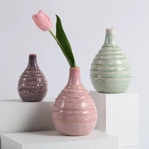 Super September Custom China Handmade Keramik Vase Wohn accessoires moderne Tisch blumenvase Dekoration Maison