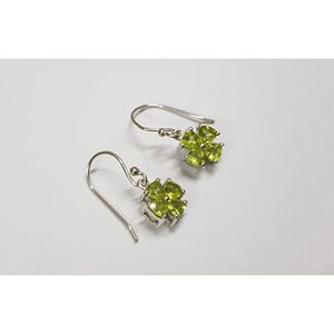 Pendientes de Cristal de Peridoto Natural para Mujer Shah Gems, Plata de Ley 925 - Product Image 5