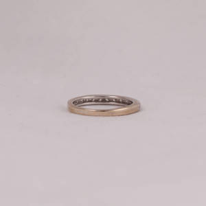 18KT Solid Gold Round Cut Lab Grown Diamond Wedding Band Conflict-Free Classic Style Birthday Gift for Girls - Product Image 4