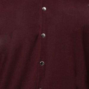 Industry Trending OEM Men's Varsity Jacket Collarless Windproof Winter Custom Logo Baseball Bomber Jacket - Product Image 6