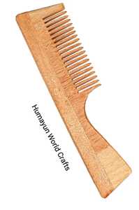 Peignes en bois avec logo personnalisé pas cher personnalisé avec taille personnalisée et bois, peigne à cheveux en bois à dents larges - Product Image 2