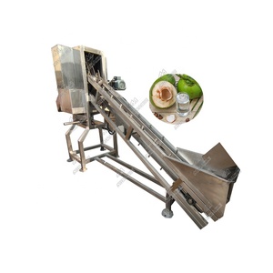 Máquina Recolectora de Agua de Coco Fresco de Acero Inoxidable, Máquina Automática para Cortar Coco Joven por la Mitad - Product Image 2