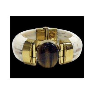 Bracelets perlés Kundan Chura Bracelets en cuivre martelé avec bracelets artisanaux indiens de conception tribale - Product Image 1