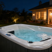 DSL-7301B3 Spa intérieur pour 2 personnes, bain à remous massant, baignoire en acrylique pour adultes et enfants