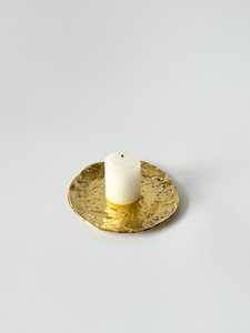 Plaques de bougie en métal de conception de texture de main pour des pots de bougie - Product Image 2