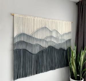 Macramé bohemio moderno para colgar en la pared, pieza llamativa para elevar cualquier espacio con texturas artesanales para Decoración de cumpleaños - Product Image 6