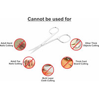 Ciseaux à cuticules incurvés en acier inoxydable de qualité supérieure pour gauchers, lame affûtée, durables, pour soins des ongles russes, vente chaude