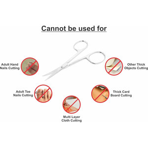 Ciseaux à cuticules droits en acier inoxydable de qualité supérieure à vendre meilleurs ciseaux à cuticules russes pour le soin des ongles - Product Image 5