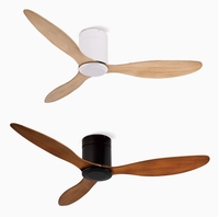 Chine vente directe ABS plastique DC moteur LED 3 lames 42 pouces télécommande fréquence Conversion ventilateur de plafond