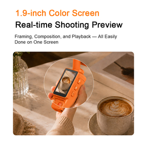 Cámara Gimbal Portátil A30 con Pantalla LCD de 1.9 Pulgadas, 1080P, Antivibración, Gran Angular de 160 Grados, Seguimiento Facial, Grabadora Deportiva - Product Image 6
