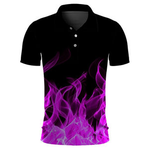 Chemises polo fabriquées au Pakistan, couleur bleue, chemises polo vierges pour hommes, vêtements de pratique de golf classiques, chemises en vente - Product Image 6