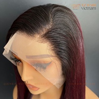 Vente en gros d'usine, perruque en cheveux humains de qualité supérieure, extensions de cheveux, toutes les couleurs, 100% cheveux vierges vietnamiens