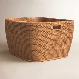 <b>Rectangular</b> Rattan <b>Basket</b> with Seamless Woven Design Handmade <b>Storage</b> <b>Baskets</b> Natural Rattan Modern Multifunction Made in Viet - Product Image 6