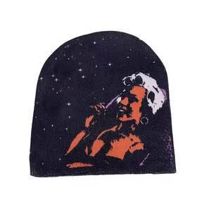 Bonnet en tricot chaud pour l'hiver, doux, extensible, tendance, décontracté, pour l'extérieur, avec option de logo personnalisé, unisexe, confortable pour un usage quotidien - Product Image 4