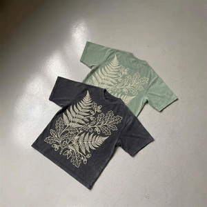 Fornitore all'Ingrosso di Magliette Sportive, T-Shirt in Cotone da Uomo 300g, Alta Qualità, Grafica Personalizzata, Lussuosa Maglietta Corta Perforata in Cotone - Product Image 1