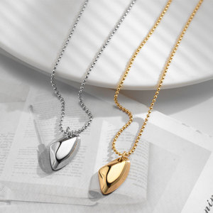 Collar de Joyería con Colgante Irregular de Acero Inoxidable 316L, Chapado en Oro de 18k, Resistente al Agua y al Deslustre, Estilo Vintage, para Mujer - Product Image 1