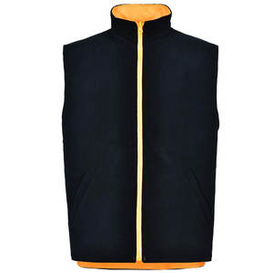 Gilet de sécurité haute visibilité léger de haute qualité, teint uni, vêtements de travail à faible quantité minimale de commande pour motif droit extérieur - Product Image 2