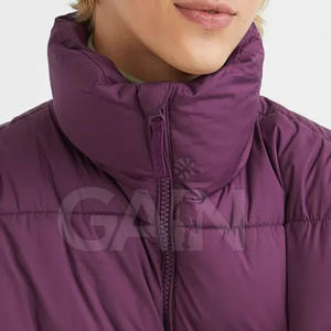 Veste d'hiver rembourrée à capuche en nylon et polyester imperméable, respirante et écologique, de haute qualité, dernier design - Product Image 4
