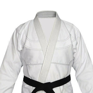 Uniforme Bjj Gi de color rojo de último diseño con servicio OEM de color sólido liso personalizado uniformes de Kimono Jiu Jitsu para artes marciales - Product Image 4