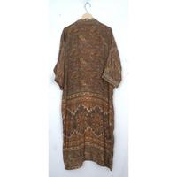 Vintage été soie Patchwork Robe femmes élégant plage fête mariée Robe de chambre Bikini couverture recyclé indien maternité avant