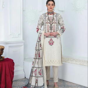 Meilleures ventes de costumes de pelouse Jacquard 100% de créateur pakistanais en gros, plus les options de taille disponibles - Product Image 1