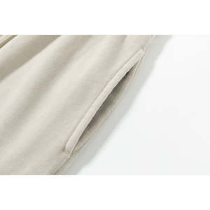 320 GSM OEM accepter Logo DTG broderie écran impression en relief 100% coton haute qualité hommes unisexe lavé à l'acide Jogging Shorts - Product Image 5