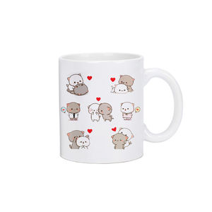 Taza de Café con Leche Bubu Dudu, Taza de Navidad con Diseño de Gato Mocha, Panda y Oso, <span class=keywords><strong>Tazas</strong></span> <span class=keywords><strong>Kawaii</strong></span> Originales, Envío Gratis - Product Image 4