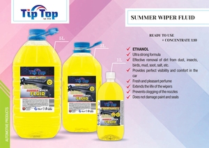 Líquido limpiaparabrisas de temporada de verano de 1L de alta calidad 1:10 fragancia concentrada OEM cuidado del coche limpieza de parabrisas lavado limpio - Product Image 4