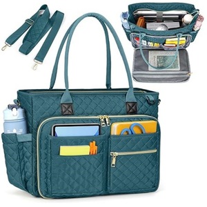 Sacs de voyage de grande taille pour femmes Bolso Étanche Multi-poches Porte-documents pour ordinateur portable pour infirmière École 15,6 17 pouces Sacs à <span class=keywords><strong>main</strong></span> pour ordinateur portable - Product Image 1