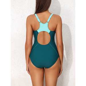Nueva llegada Modest Retro Bikini Set Ropa de baño Ropa de playa de verano Trajes de baño de secado rápido Mujeres Traje de baño de una pieza Mujeres Traje de baño - Product Image 6