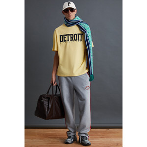 T-shirt à manches courtes pour homme GRIMELANGE ATLANTA, 100% coton, avec détails imprimés - Product Image 6