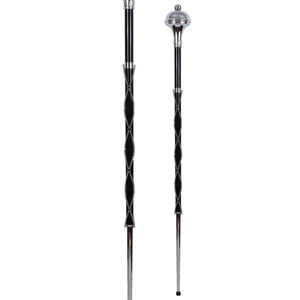 Drum Major Mace Stave & Stick Cabeza cromada en relieve Tambor Major Mace/Stave Stick Band Mace Head - Product Image 5