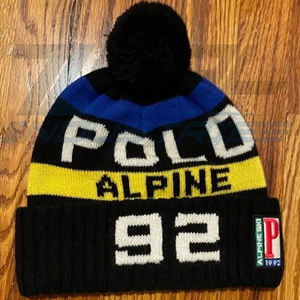 Bonnets personnalisés logos broderie bonnets polyester/coton hiver épais bonnets tricotés coupe-vent bonnets fabriqués au Pakistan - Product Image 1