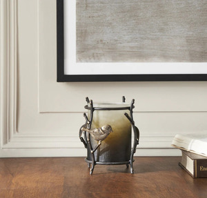 Sleek Modern Metal Tea Light <b>Lantern</b> Holder Handmade Candleholder with Rustic Charm for Sophisticated Interiors - Product Image 2