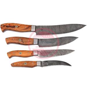 Juego de cuchillos de cocina de chef de Damasco, juego de cuchillos de cocina de acero de Damasco de alta calidad - Product Image 3