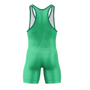 Premium Quality Customizable Quick Dry Eco-Friendly Breathable Men's Adult <b>Wrestling</b> <b>Singlet</b> for Weight Lifting - Product Image 3
