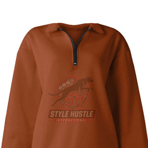 Sudaderas de media cremallera para mujer de alta calidad, estilo urbano, a la moda y oversize - Product Image 6