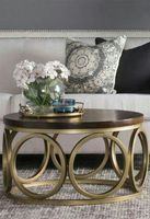 Table basse moderne de luxe avec dessus en marbre, nouvelle maison, meubles raffinés uniques, ensemble de deux tables basses de bonne qualité