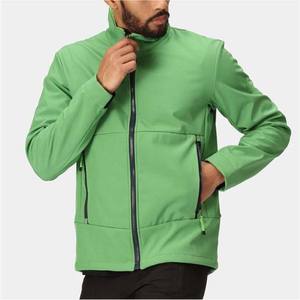 Chaqueta Cortavientos Softshell para Hombre, 100% Poliéster, Personalizable, Impermeable, Transpirable, con Capucha y Cremallera, Gran Venta - Product Image 1