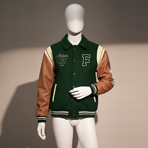 Veste universitaire en gros pour hommes grande taille, veste universitaire vierge, logo personnalisé, veste universitaire classique pour hommes - Product Image 3
