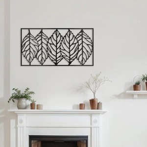 Panel de Arte de pared de Metal moderno de lujo escultura abstracta de Venta caliente de alta calidad para sala de estar dormitorio Oficina - Product Image 5