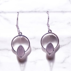 High Quality Natural Multi Gemstone <b>Hoop</b> Style Dangle <b>Silver</b> <b>Earrings</b> With Jewelry High Polish Finishing <b>Silver</b> <b>Hoop</b> <b>Earrings</b> - Product Image 3