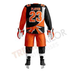 Conjunto de Jersey de Hockey sobre Hielo con Diseño Impreso por Sublimación para Uniformes de Entrenamiento Personalizados para Hombre - Product Image 2