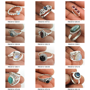 Haute qualité prix de gros 925 argent Sterling naturel Turquoise pierre précieuse forme ovale bague bohème bijoux faits à la main fournisseurs - Product Image 4