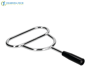 Cale-bouche dentaire vétérinaire Schulze en acier chromé avec manche en bois pour bovins et grands animaux, personnalisation acceptée - Product Image 6