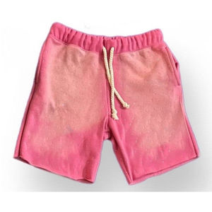 Short de jogging d'été personnalisé pour hommes Short de survêtement Baggy Distressed Puff Print Embroidery Rhinestone Acid Wash French Plain Dyed Cartoon - Product Image 5