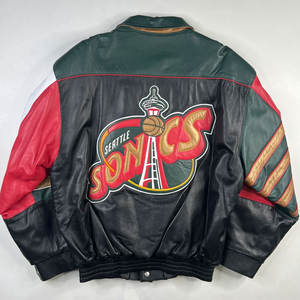 Chaqueta de cuero con parches bordados de nuevo diseño de la mejor calidad, traje de moda, salida de fábrica, ropa de calle, chaqueta de cuero - Product Image 2